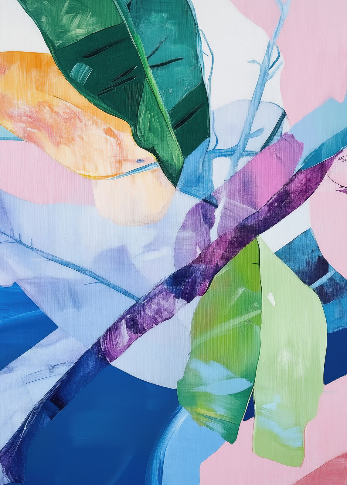 Textured Botanica (Portrait)