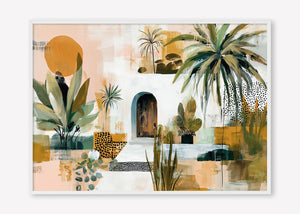 The Sanctuary (Landscape) - Print Framed White - SubTropic Art