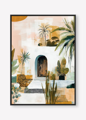 The Sanctuary (Portrait) - Canvas Box Framed Black - SubTropic Art