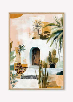 The Sanctuary (Portrait) - Print Framed Oak - SubTropic Art
