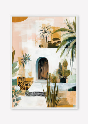 The Sanctuary (Portrait) - Print Framed White - SubTropic Art