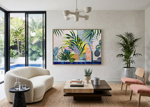 The Water is Warm (Landscape) - - SubTropic Art