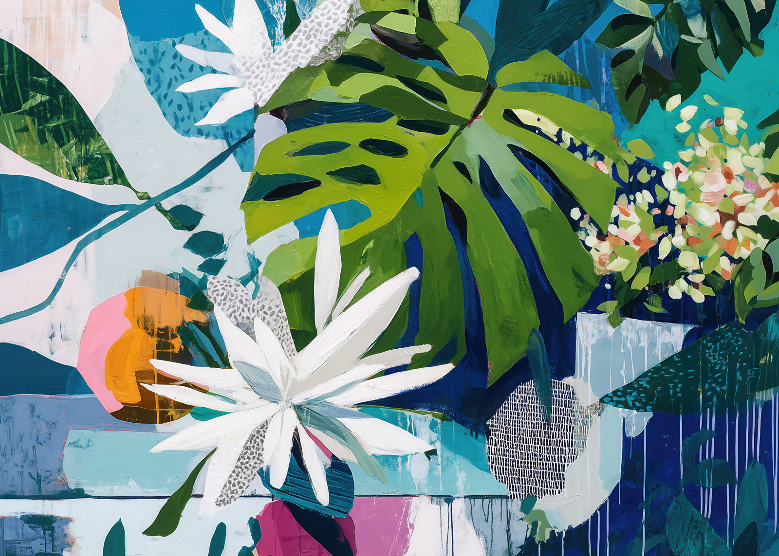 Tropical Bloomhapsody (Landscape)