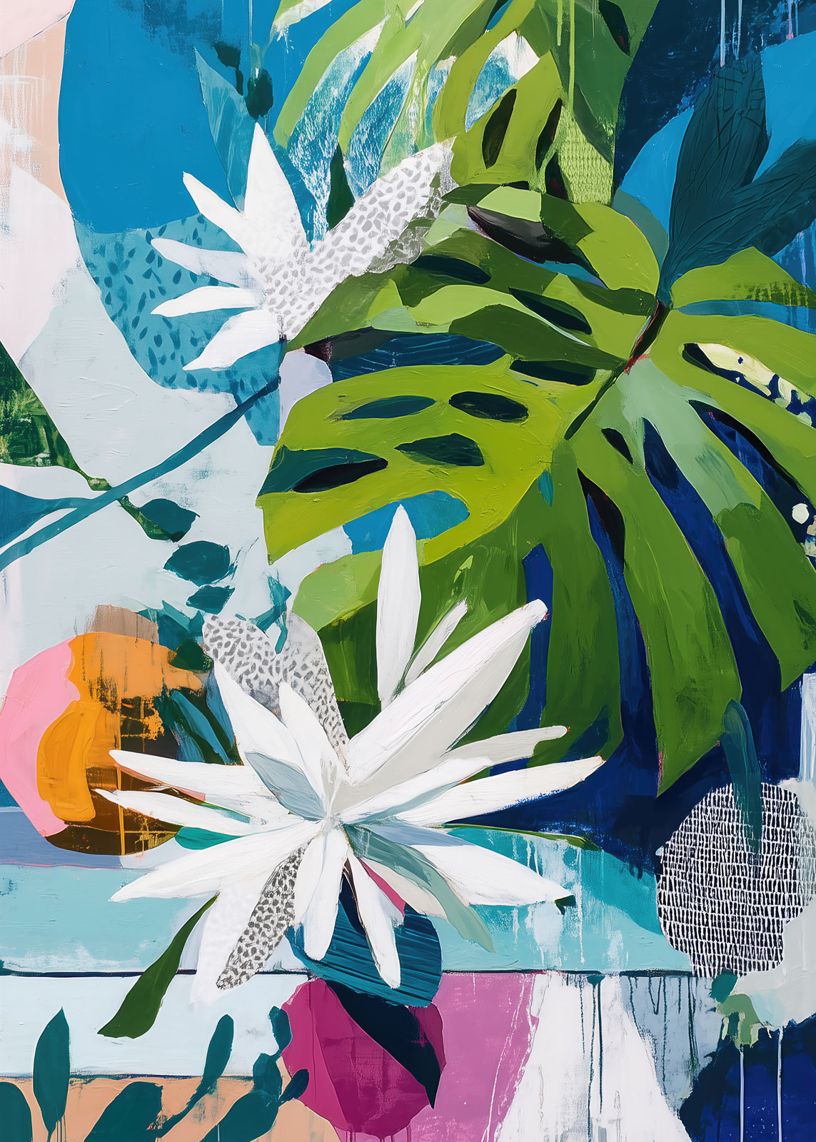 Tropical Bloomhapsody (Portrait)