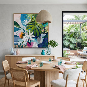Tropical Bloomhapsody (Square) - - SubTropic Art