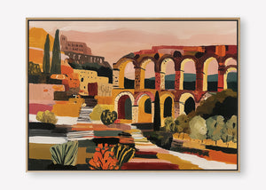 Arched in Time (Landscape) art print -  by SubTropic Art