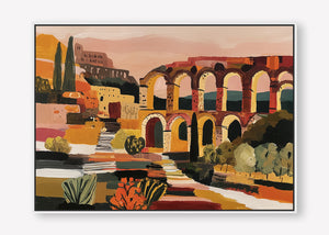 Arched in Time (Landscape) art print -  by SubTropic Art