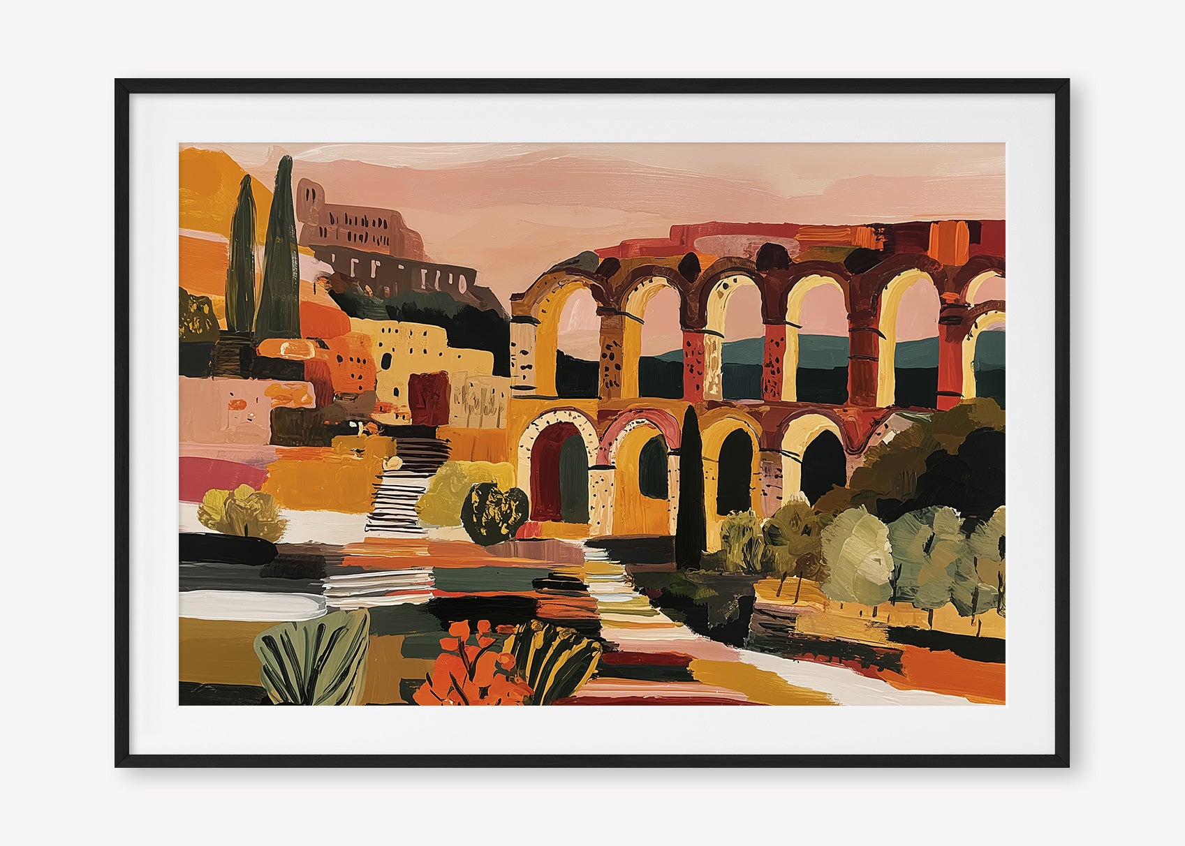 Arched in Time (Landscape) art print -  by SubTropic Art