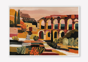Arched in Time (Landscape) art print -  by SubTropic Art