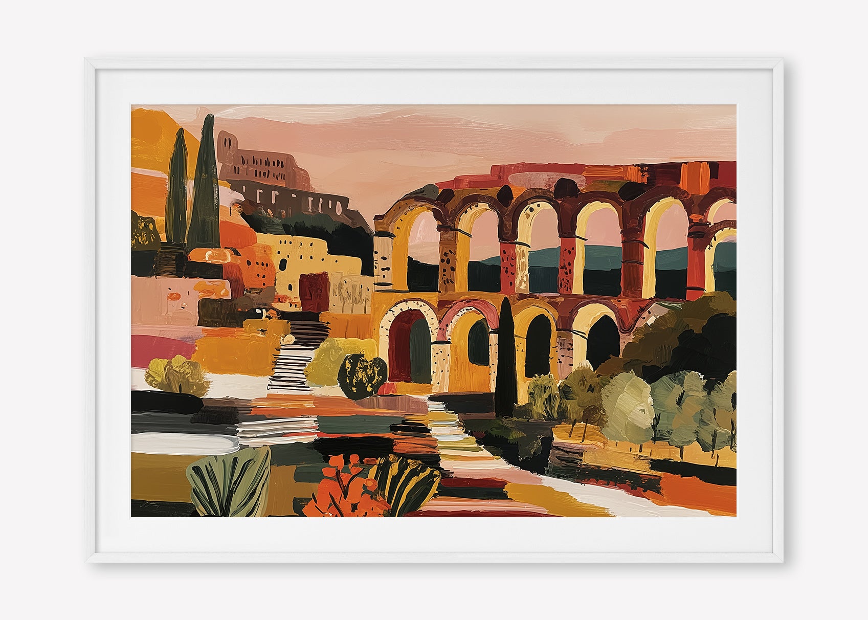 Arched in Time (Landscape) art print -  by SubTropic Art