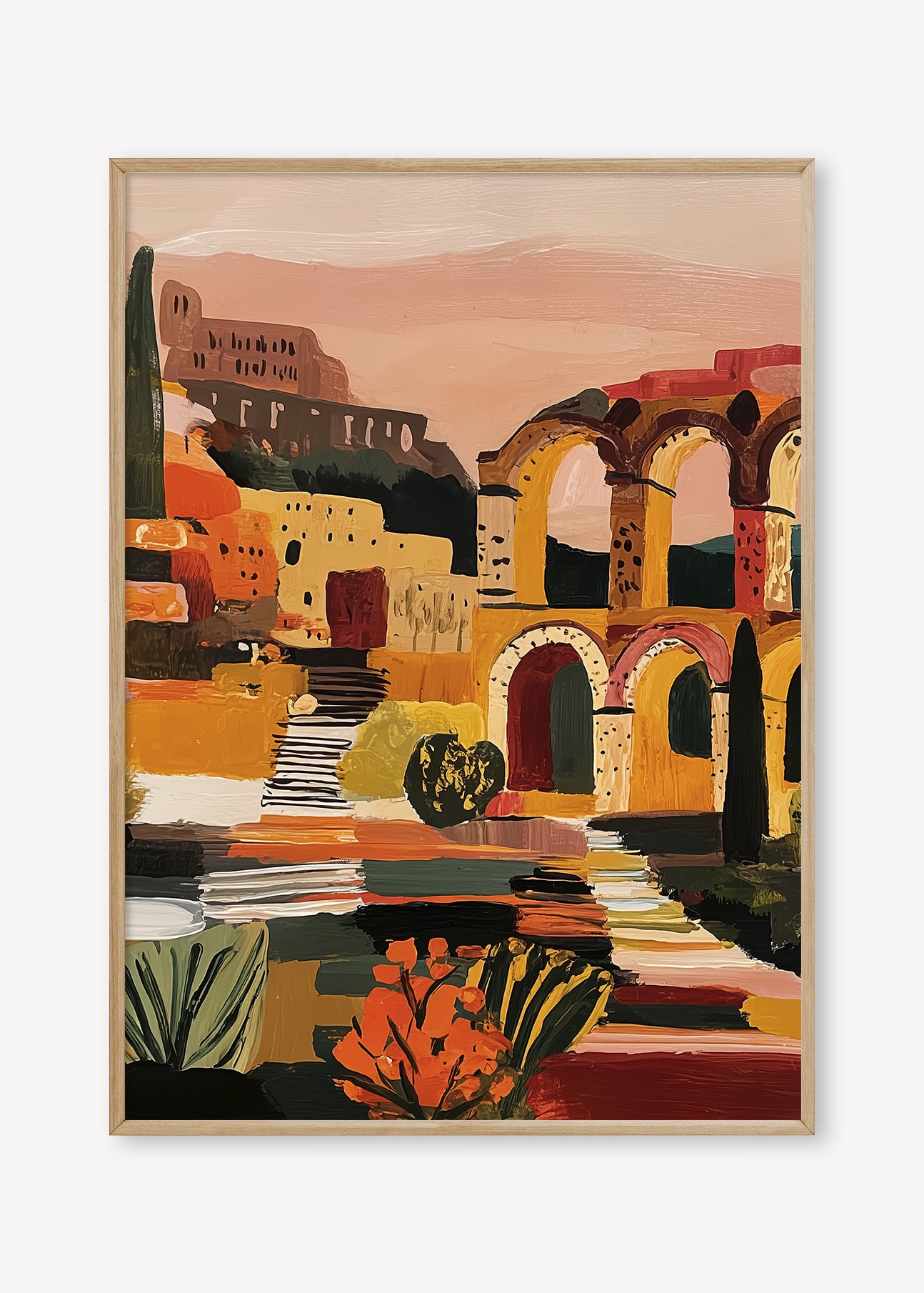 Arched in Time (Portrait) art print -  by SubTropic Art