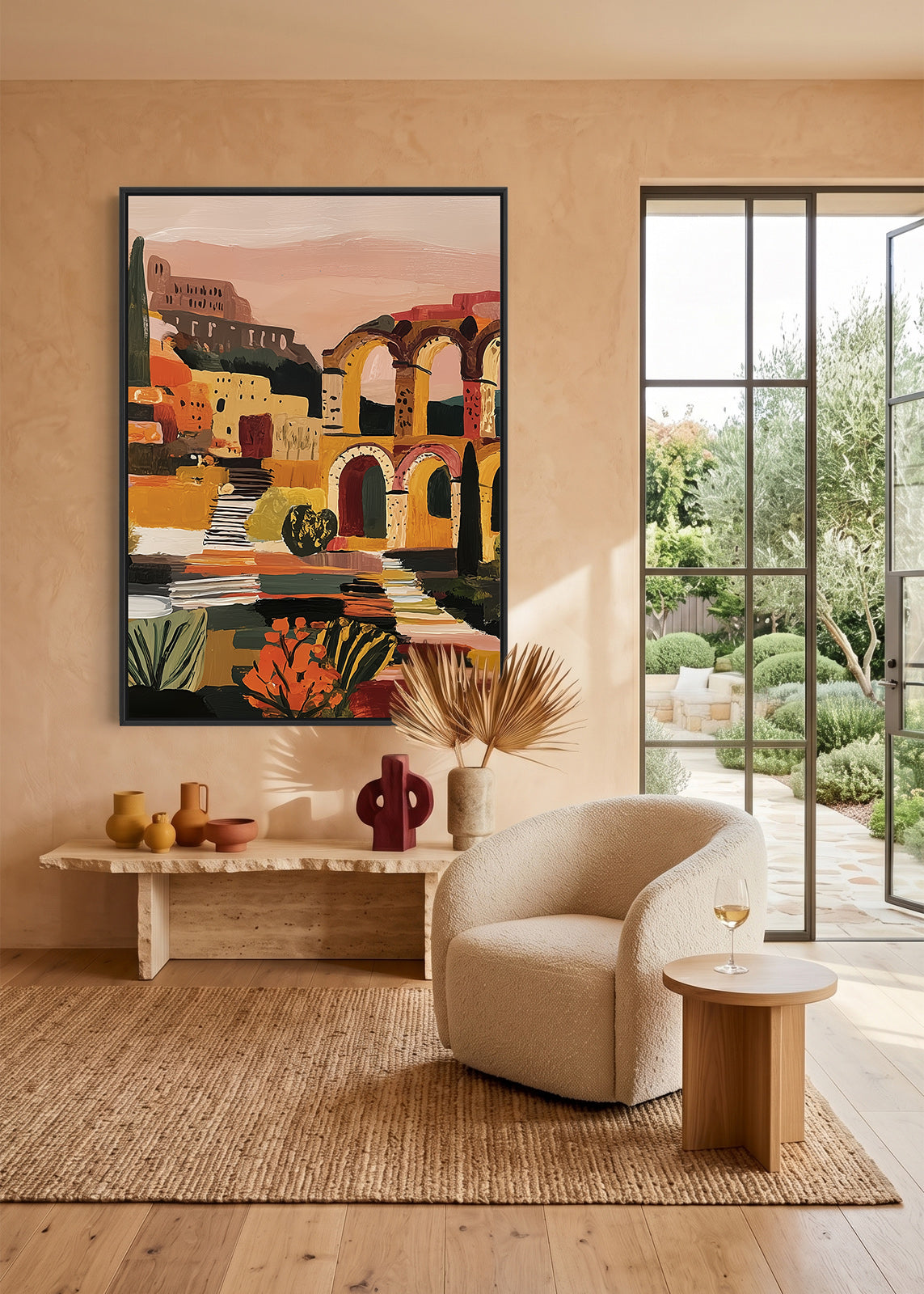 Arched in Time (Portrait) art print -  by SubTropic Art