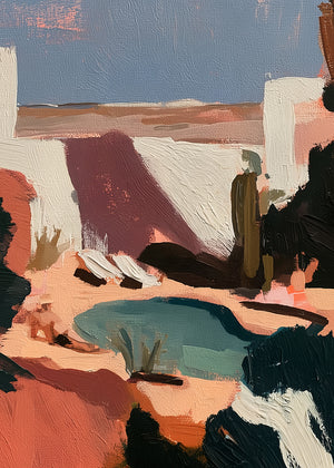 Desert Hideaway (Portrait) - Print Unframed No frame - SubTropic Art