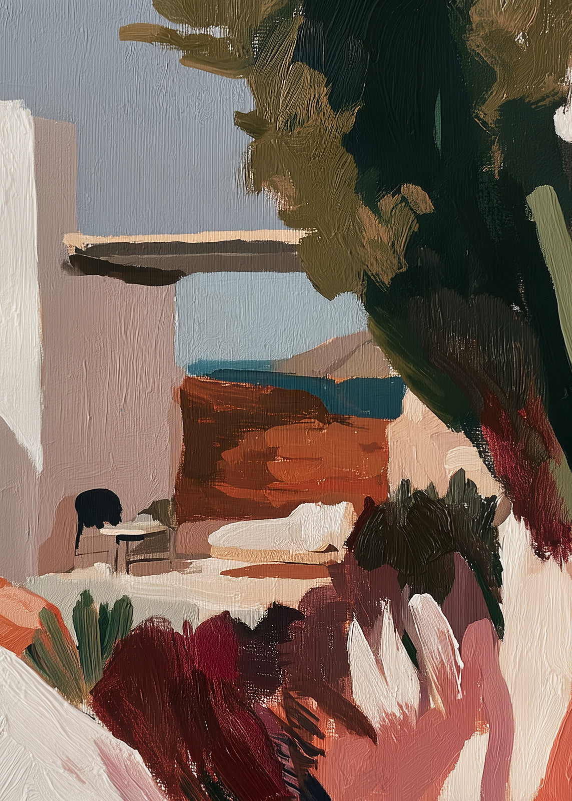 Mediterranean Moments (Portrait) - Print Unframed No frame - SubTropic Art