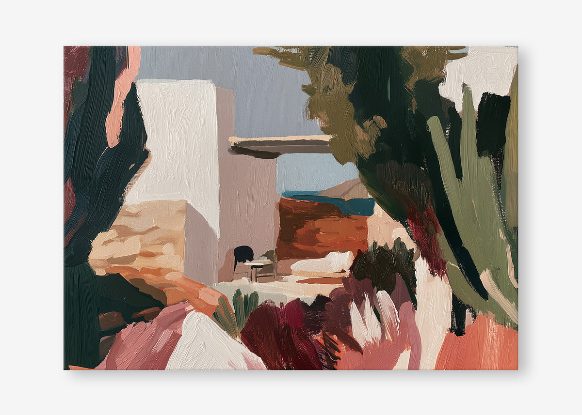 Mediterranean Moments (Landscape) - Canvas Stretched No frame - SubTropic Art