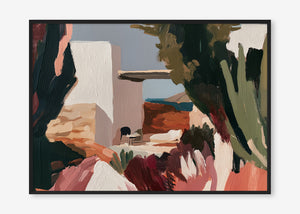 Mediterranean Moments (Landscape) - Print Framed Black - SubTropic Art
