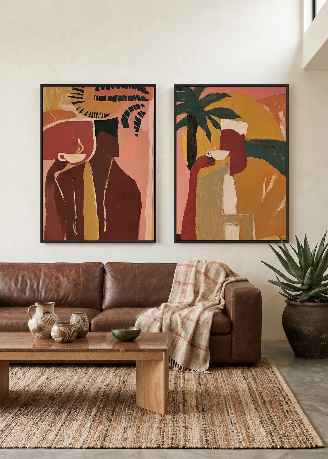 Morning Ritual Right (Portrait) art print -  by SubTropic Art