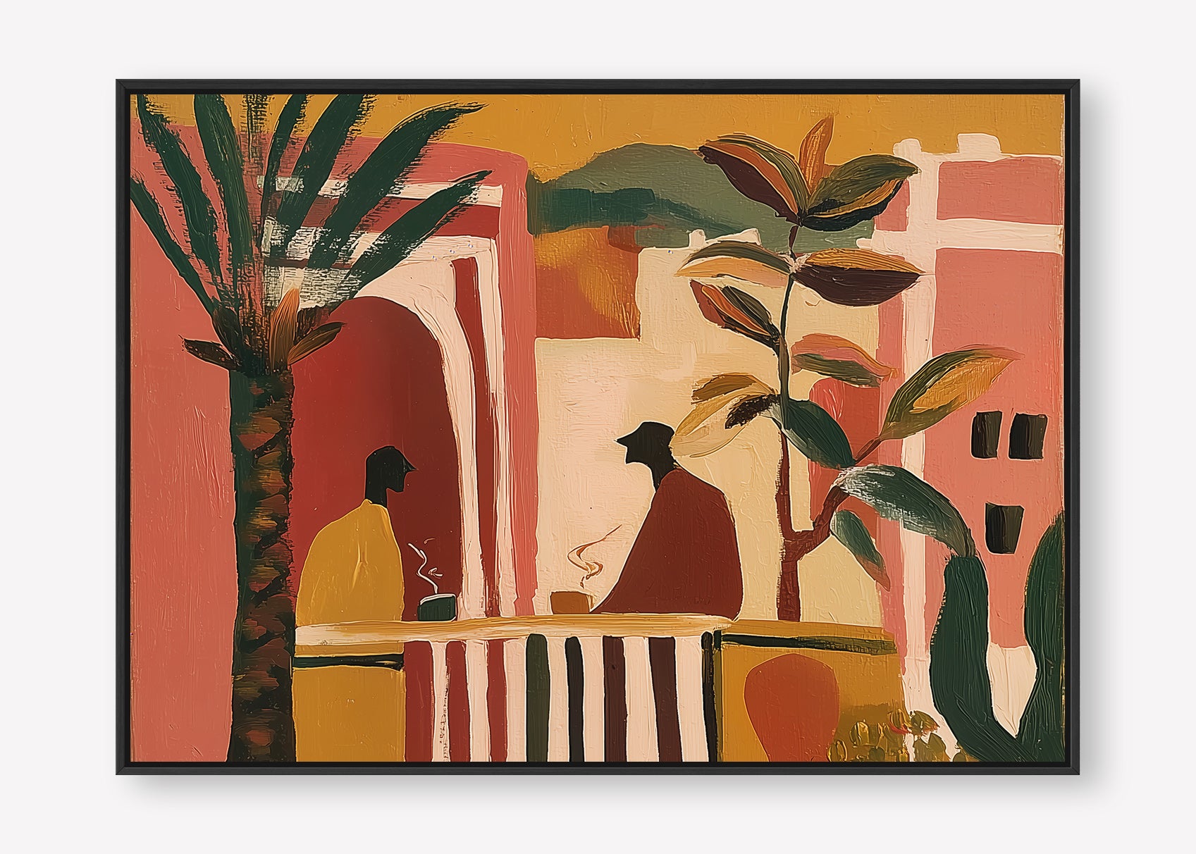 Morning Tea (Landscape) art print -  by SubTropic Art