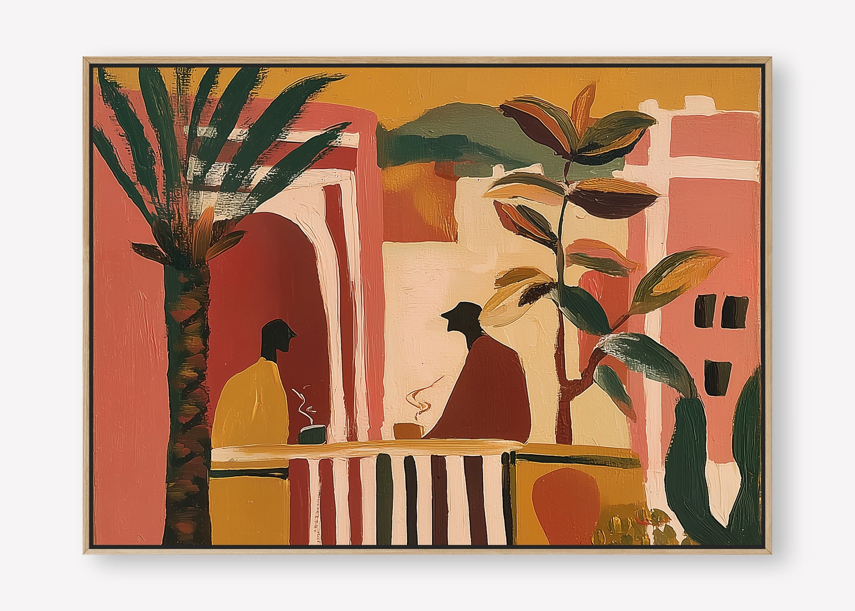Morning Tea (Landscape) art print -  by SubTropic Art