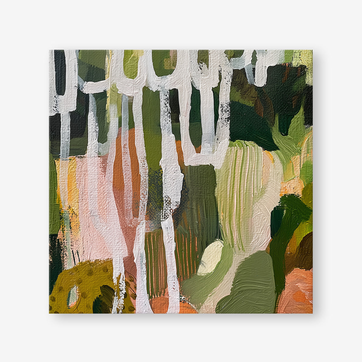 Nature Intertwined (Square) - Canvas Stretched No frame - SubTropic Art