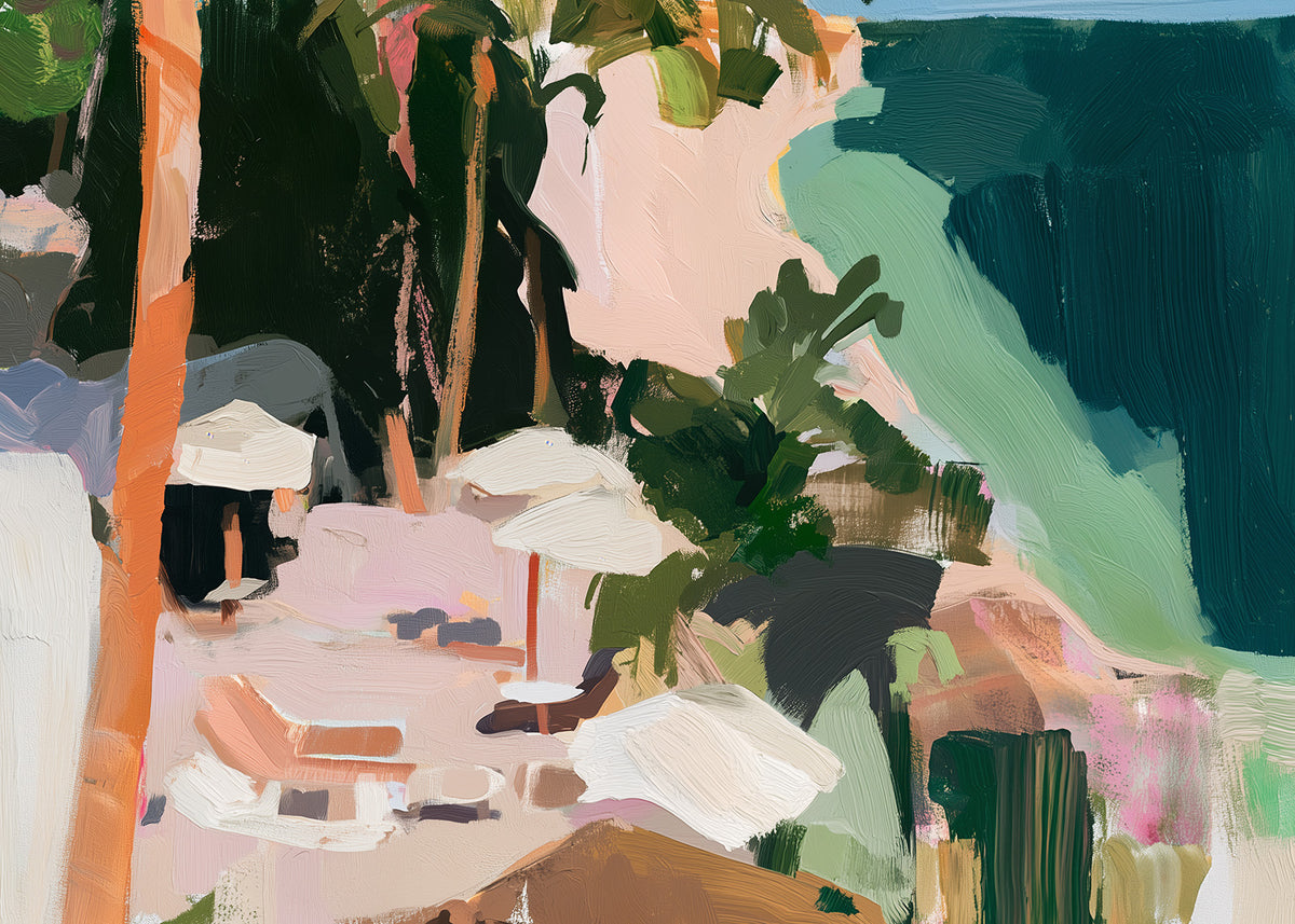 Paradise Found (Landscape) - Print Unframed No frame - SubTropic Art
