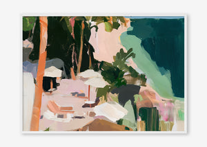 Paradise Found (Landscape) - Print Framed White - SubTropic Art