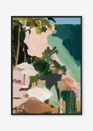 Paradise Found (Portrait) - Print Framed Black - SubTropic Art