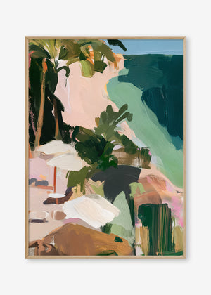Paradise Found (Portrait) - Print Framed Oak - SubTropic Art