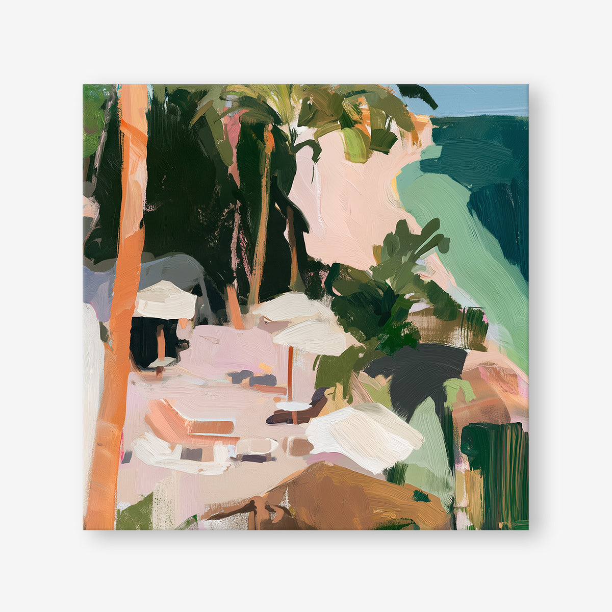 Paradise Found (Square) - Canvas Stretched No frame - SubTropic Art
