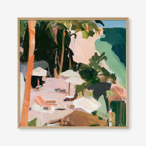 Paradise Found (Square) - Print Framed Oak - SubTropic Art