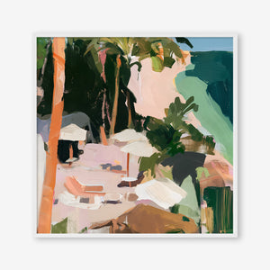 Paradise Found (Square) - Print Framed White - SubTropic Art