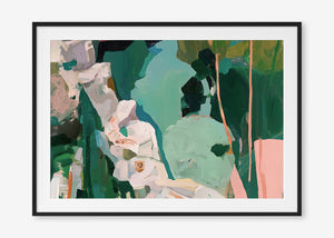 Rockpool Reverie (Landscape) - Print Framed with Border Black - SubTropic Art