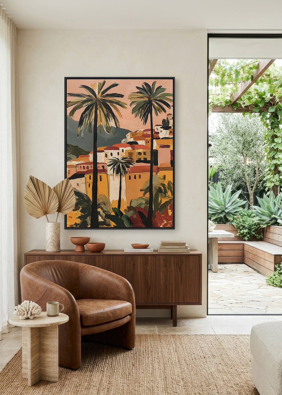 Stacked Horizons (Portrait) art print -  by SubTropic Art