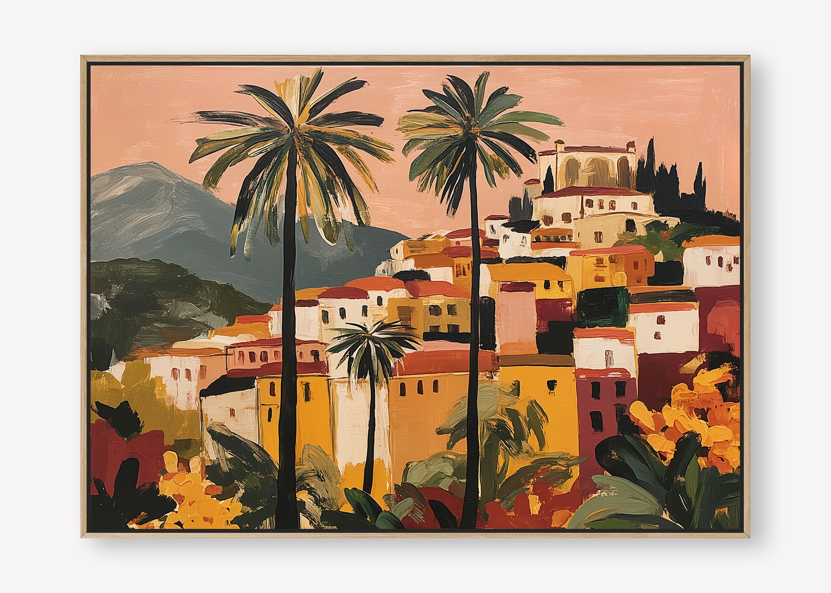 Stacked Horizons (Landscape) art print -  by SubTropic Art