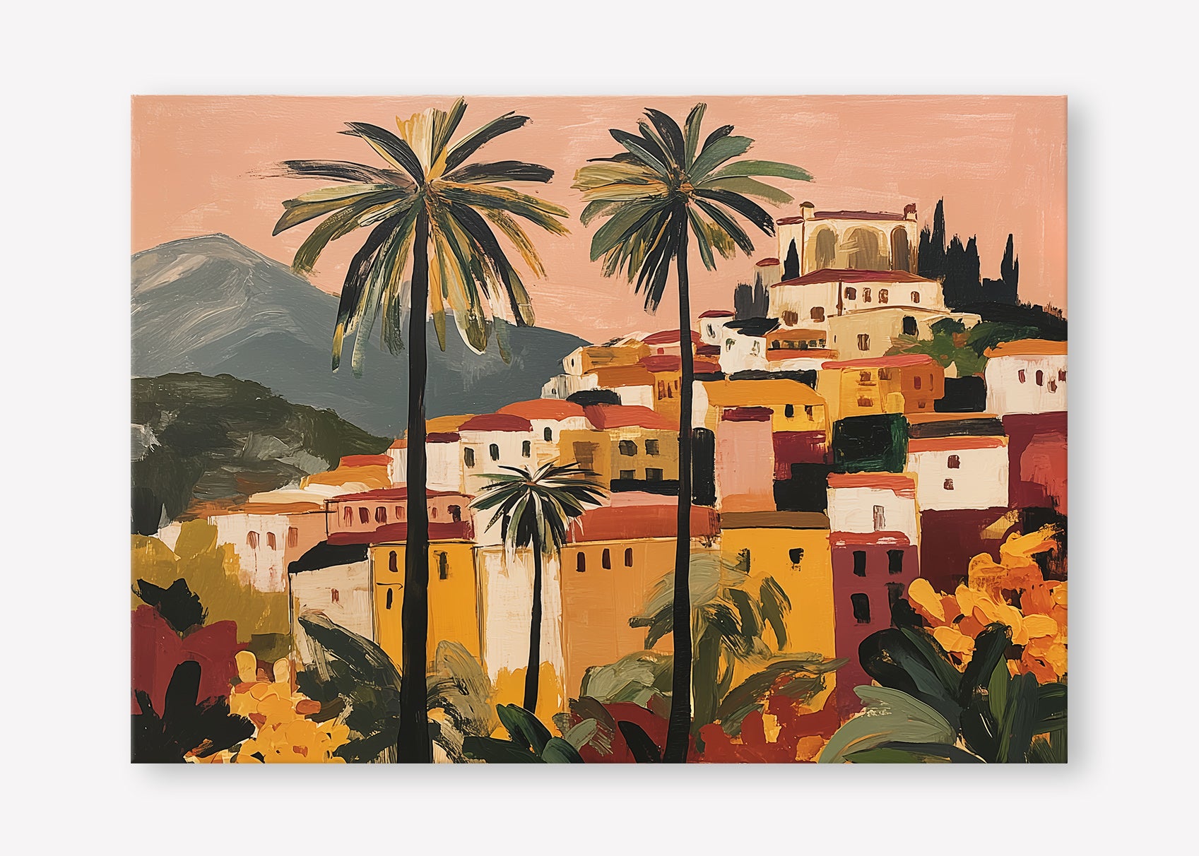 Stacked Horizons (Landscape) art print -  by SubTropic Art