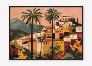 Stacked Horizons (Landscape) art print -  by SubTropic Art
