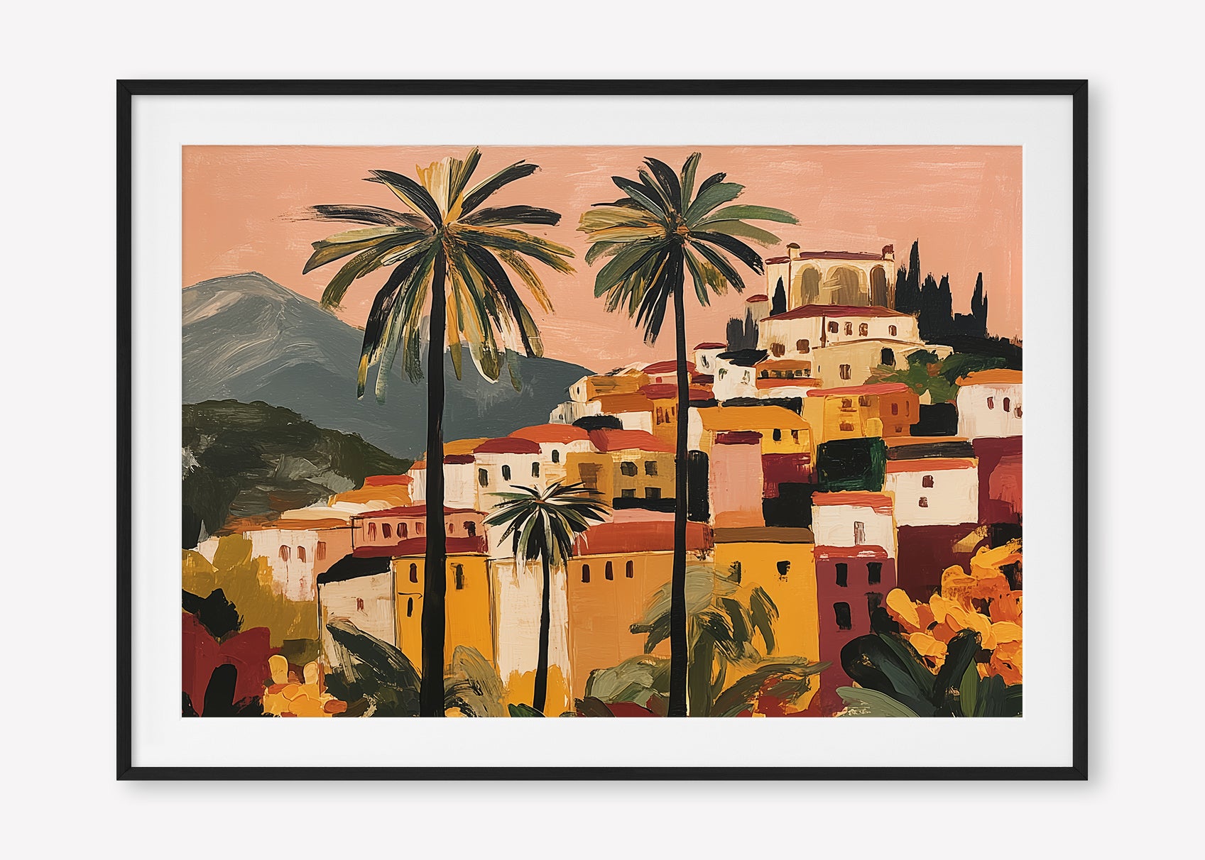 Stacked Horizons (Landscape) art print -  by SubTropic Art
