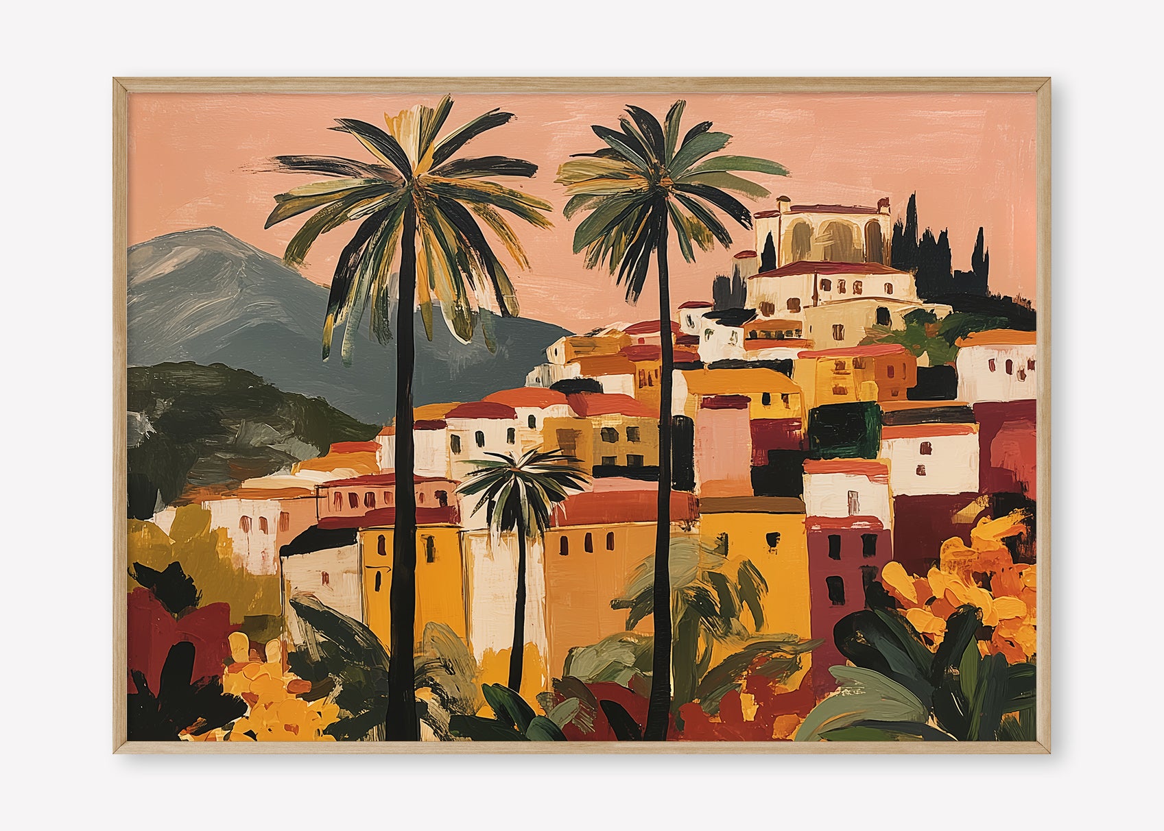 Stacked Horizons (Landscape) art print -  by SubTropic Art