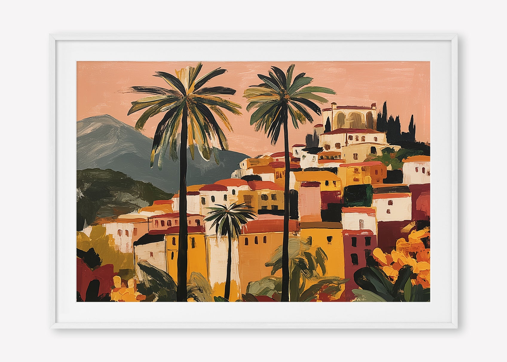 Stacked Horizons (Landscape) art print -  by SubTropic Art