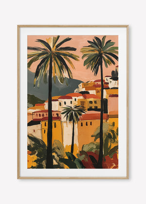 Stacked Horizons (Portrait) art print -  by SubTropic Art