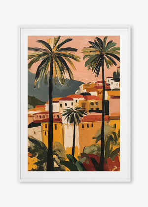 Stacked Horizons (Portrait) art print -  by SubTropic Art
