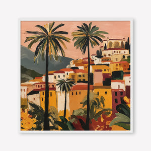 Stacked Horizons (Square) art print -  by SubTropic Art