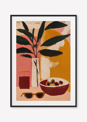 Stay a While (Portrait) art print -  by SubTropic Art