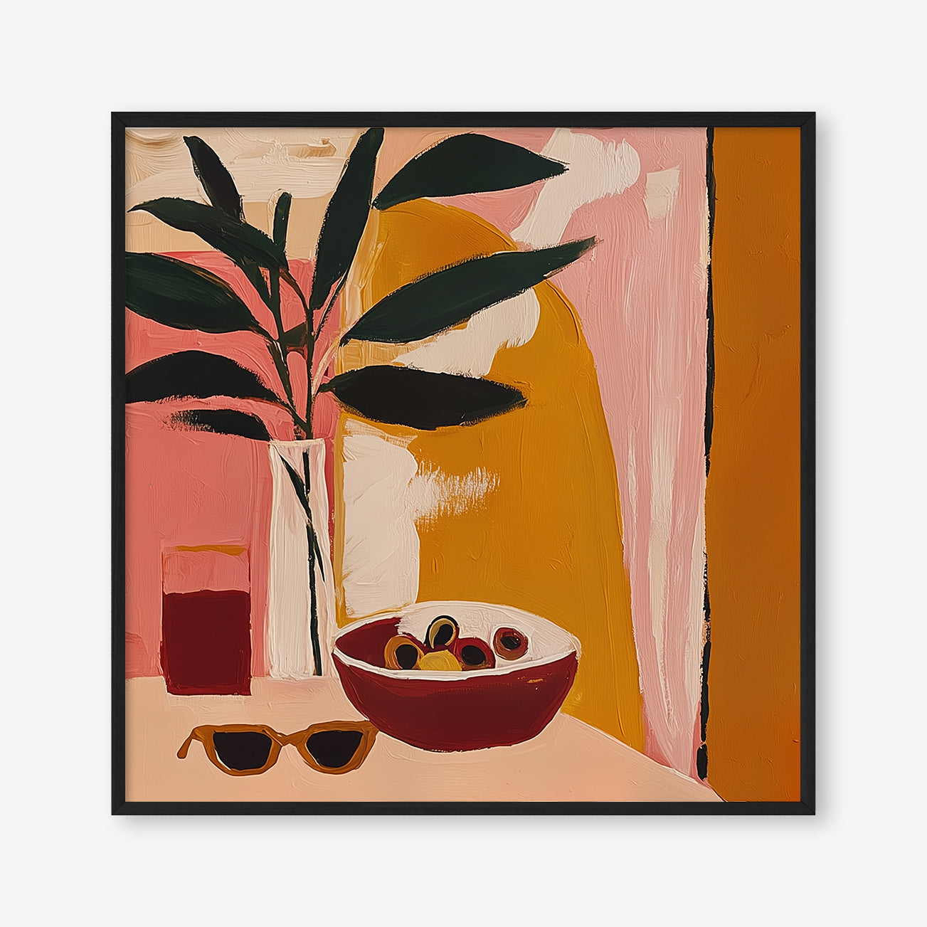 Stay a While (Square) art print -  by SubTropic Art