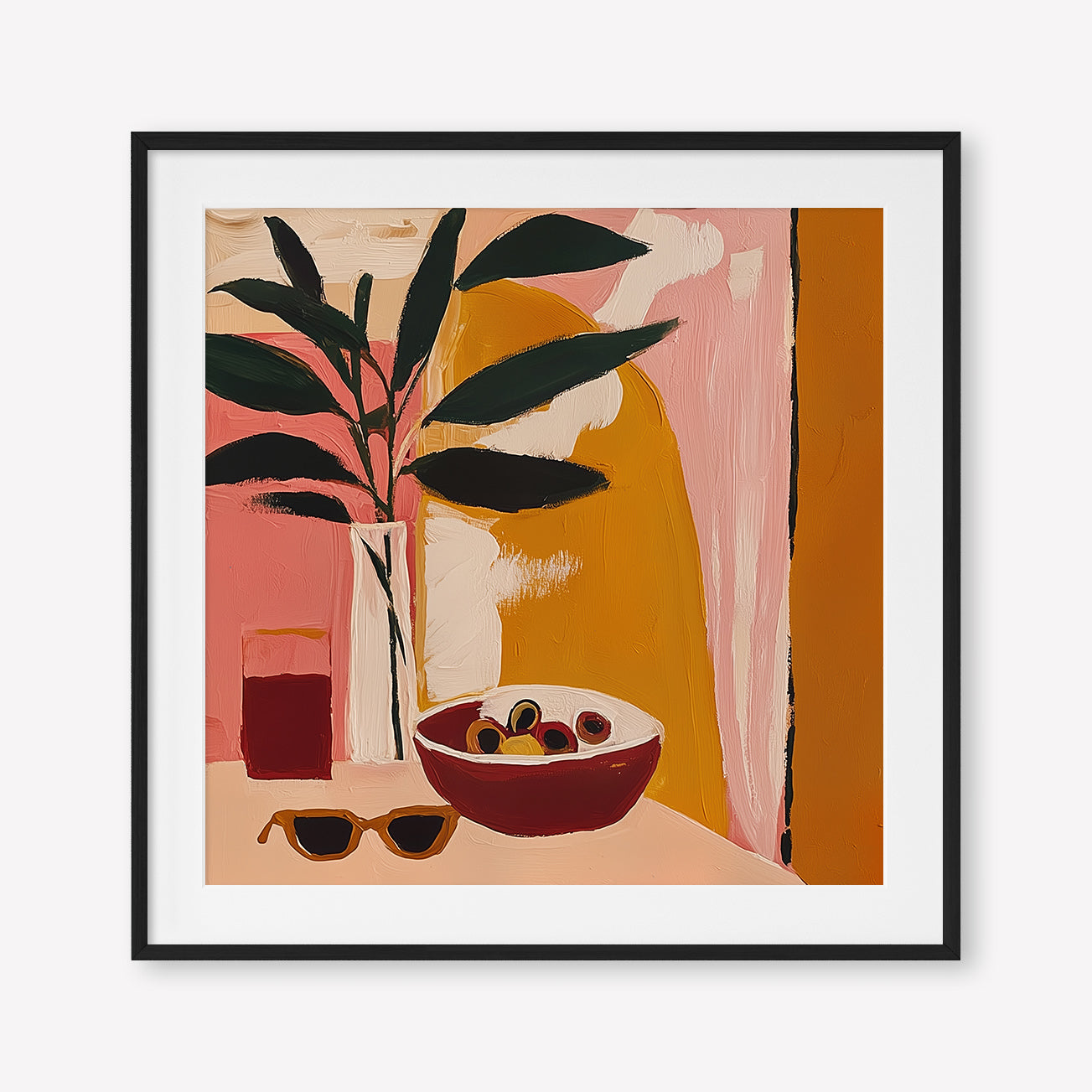 Stay a While (Square) art print -  by SubTropic Art