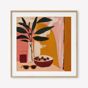 Stay a While (Square) art print -  by SubTropic Art