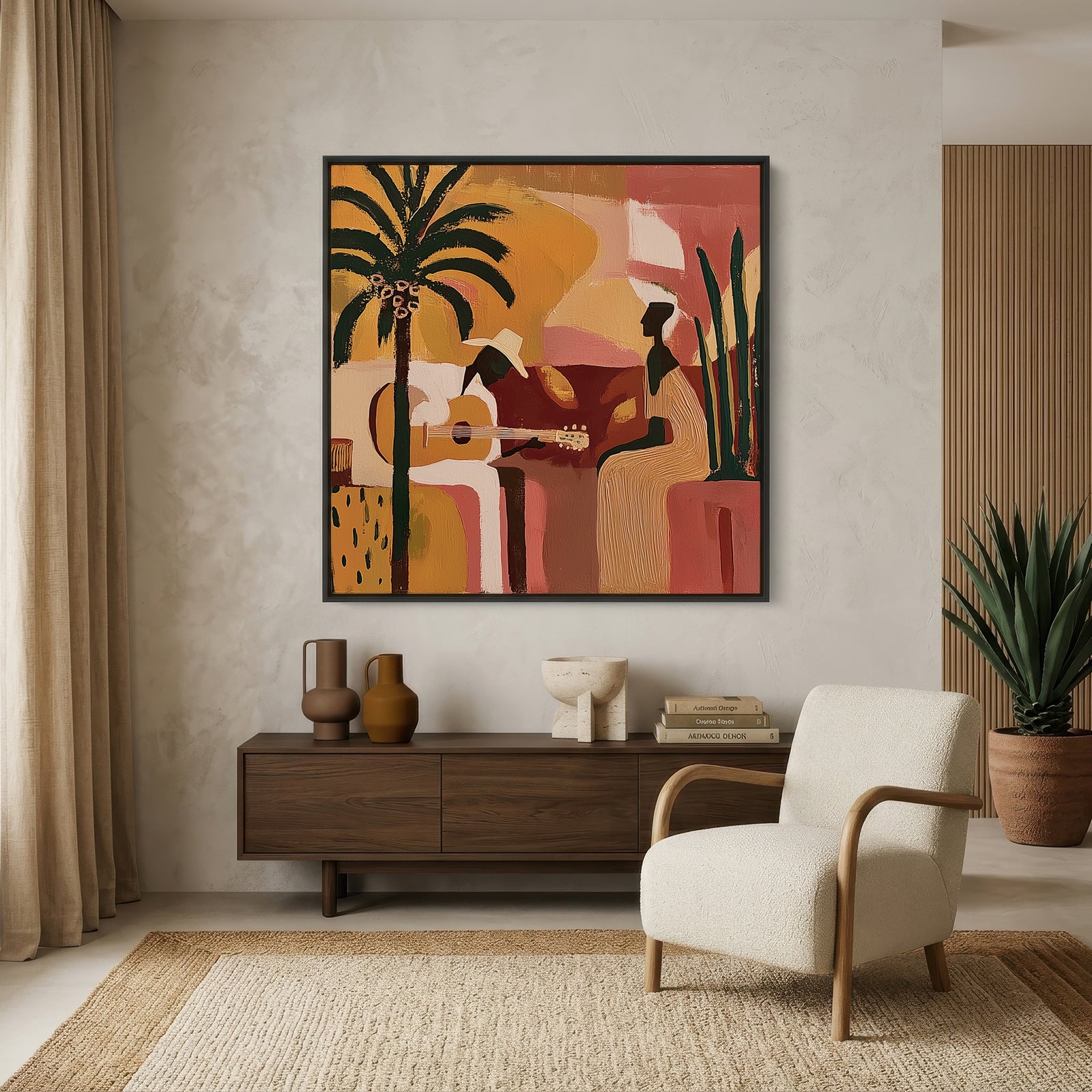 Sunset Serenades (Square) art print -  by SubTropic Art
