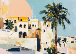Sunset Shore (Landscape) - Print Unframed No frame - SubTropic Art