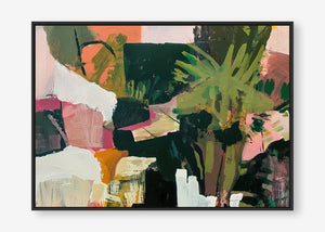 Tropical Daydream (Landscape) - Canvas Box Framed Black - SubTropic Art