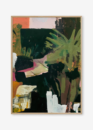 Tropical Daydream (Portrait) - Print Framed Oak - SubTropic Art